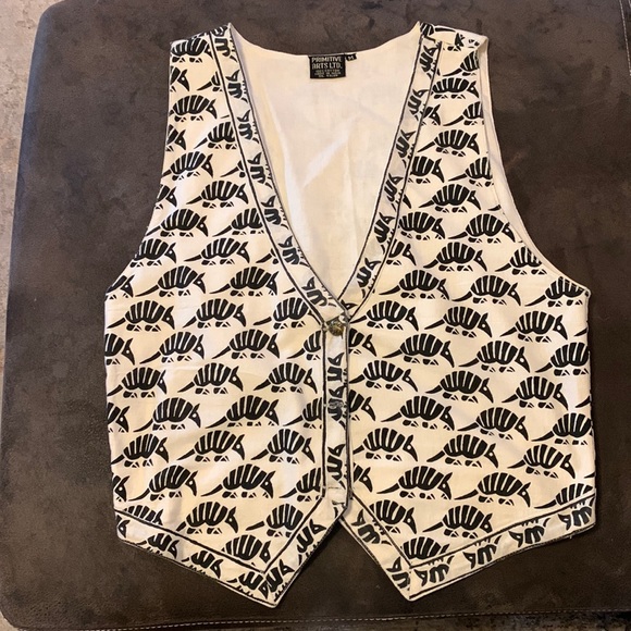 Primitive Other - Primitive Arts LTD vintage Armadillo vest 100% cotton size medium